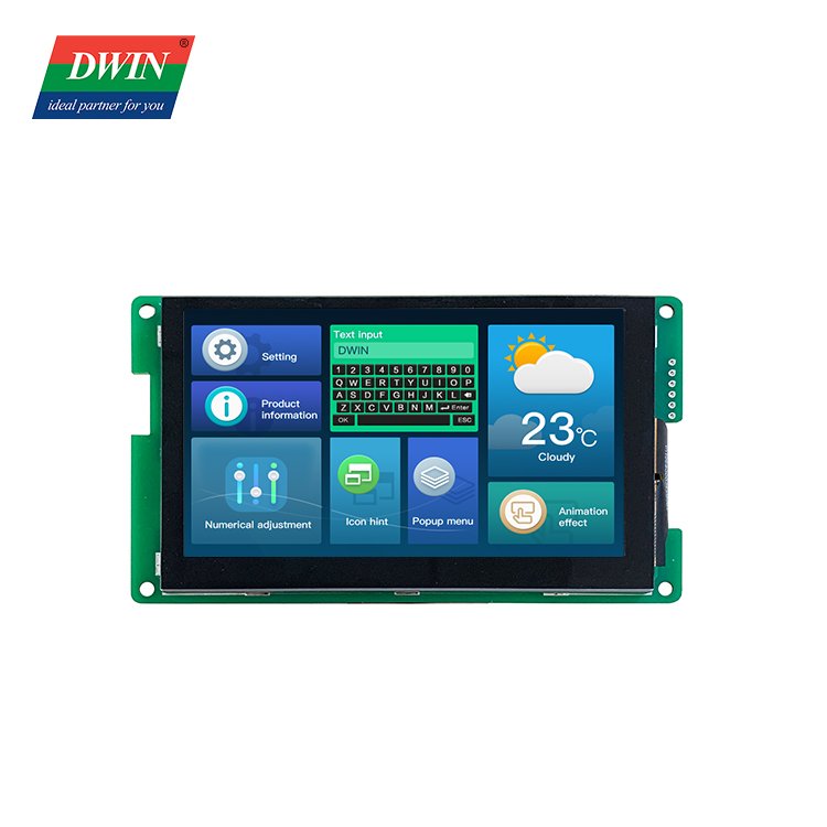 DWIN DWIN 4.3" High-Resolution IPS TFT LCD Module (Capacitive Touch) – DMG80480C043_01WTC