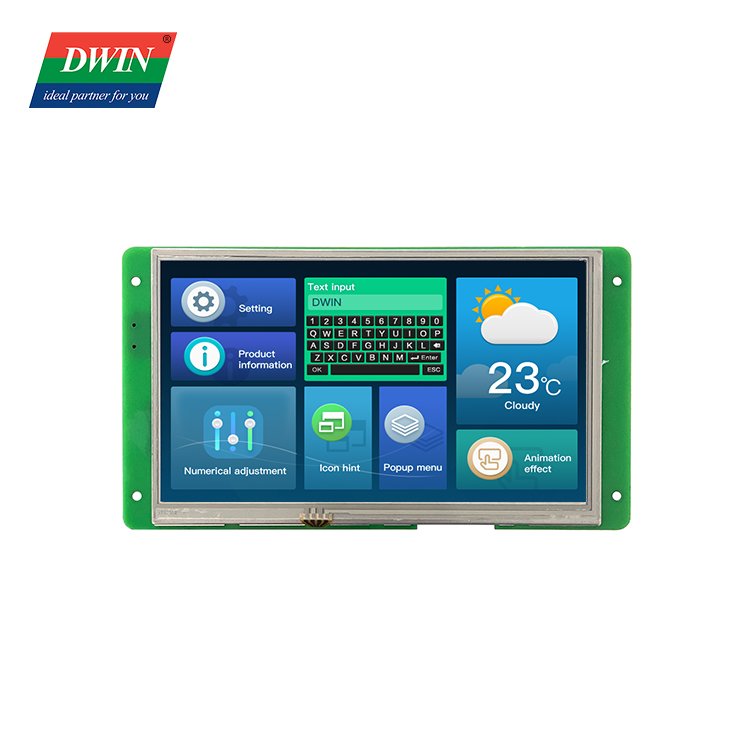 DWIN DWIN 7.0" HMI TFT LCD Display (Capacitive Touch) – DMG80480C070_04WTC